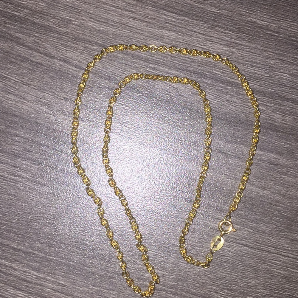 18K Gold unique necklace